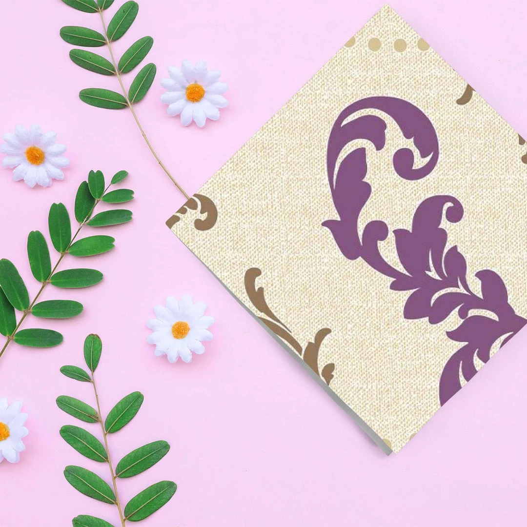 Nicole Fantini Collection Amethyst Fleur-de-lis Disposable Lunch Paper Napkins 20 Ct Elegant Napkins 4 Nicole Fantini Collection Amethyst Fleur-de-lis Disposable Lunch Paper Napkins 20 Ct Elegant Napkins