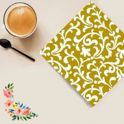 Nicole Fantini Collection Antique Inspiration Disposable Lunch Paper Napkins 20 Ct