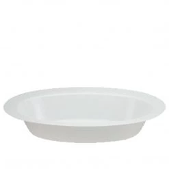 Lillian Tablesettings Pebbled Oval Bowl Pearl 15 Oz