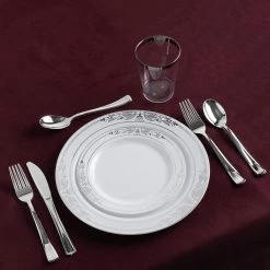 Blue Sky Dynasty Collection Plastic Silver Forks Elegant Cutlery