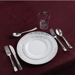 Blue Sky Dynasty Collection Plastic Silver Spoons