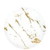 Blue Sky Gold Stroke White Dinner Plates 7.5″