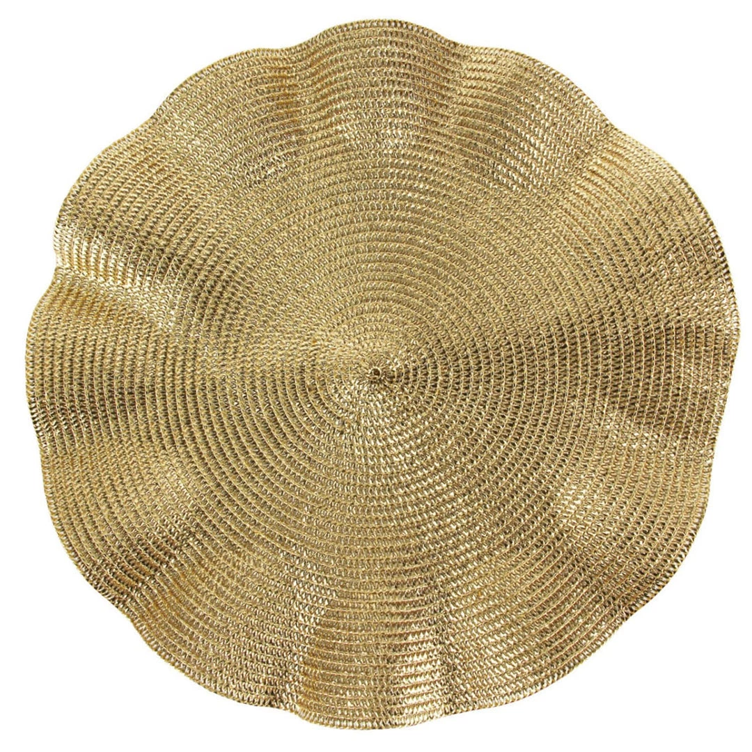 Decorline Gold Braided Chargers 14.5″ Elegant Chargers 1 Decorline Gold Braided Chargers 14.5″ Elegant Chargers