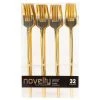 Blue Sky NOVELTY FLATWARE DINNER FORKS GOLD