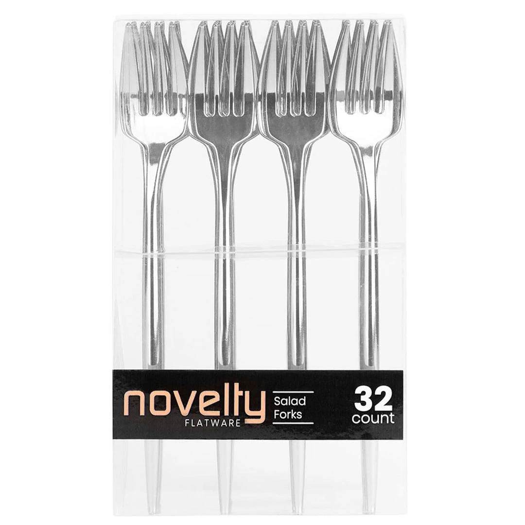 Blue Sky Elegant Cutlery NOVELTY FLATWARE DINNER SALAD FORKS SILVER 1 Blue Sky Elegant Cutlery NOVELTY FLATWARE DINNER SALAD FORKS SILVER