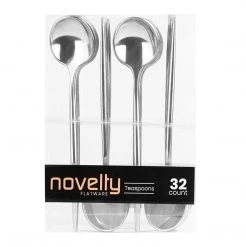 Blue Sky NOVELTY FLATWARE DINNER TEASPOONS SILVER Elegant Cutlery