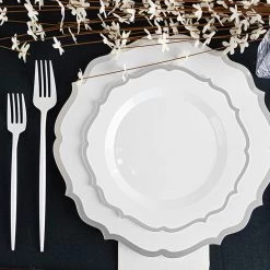 Blue Sky Elegant Cutlery NOVELTY FLATWARE DINNER KNIVES WHITE 5 Blue Sky Elegant Cutlery NOVELTY FLATWARE DINNER KNIVES WHITE