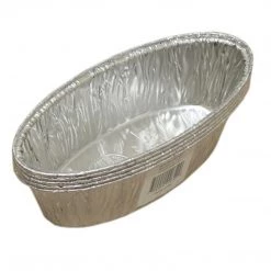 Blue Sky JetFoil Disposable Aluminum Challah Oval Foil Pan Small 2lb