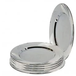 Blue Sky Kiddush Silver Tray Kiddish 6.5