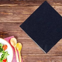 Party Dimensions Black Beverage Napkins Value Napkins