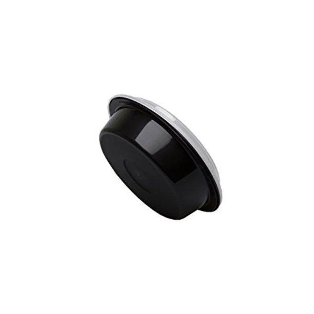 Nicole Collection 48oz 9inch Black Round Microwavable Container With Clear Lid Meal Prep Containers 4 Nicole Collection 48oz 9inch Black Round Microwavable Container With Clear Lid Meal Prep Containers