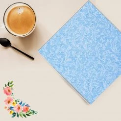 Lillian SALE Blue Texture Beverage Napkins 40 Count Clearance Sale 6 Lillian SALE Blue Texture Beverage Napkins 40 Count Clearance Sale