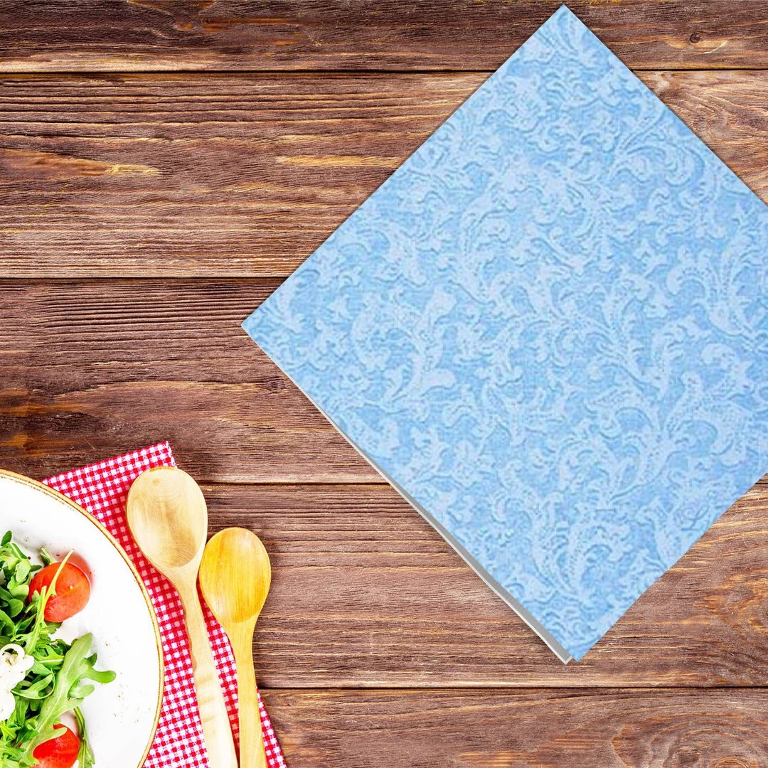 Lillian SALE Blue Texture Beverage Napkins 40 Count Clearance Sale 2 Lillian SALE Blue Texture Beverage Napkins 40 Count Clearance Sale