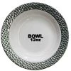 Decorline Hammered Collection Soup Bowls White Silver 12 Oz