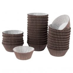 Blue Sky Simcha Collection Brown Baking Cups 48CT