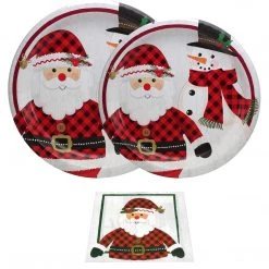 Hanna K Christmas Rustic Xmas Premium Paper Lunch Napkins 40 Count