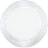 Lillian Elegant Trays Clear Pebbled 13.5" Clear Plastic Tray