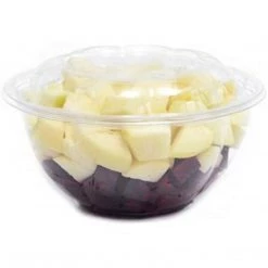OnlyOneStopShop 24 Oz Salad To-Go Containers - Clear Plastic Disposable Salad Containers/Bowls With Airtight Lids