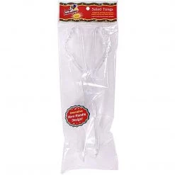 Party Dimensions Serving Utensils Clear Plastic Salad Tong 10