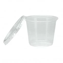 Nicole Collection Nicole Home Collection Portion Cups With Lids Clear 4 Oz Smoothie Cups