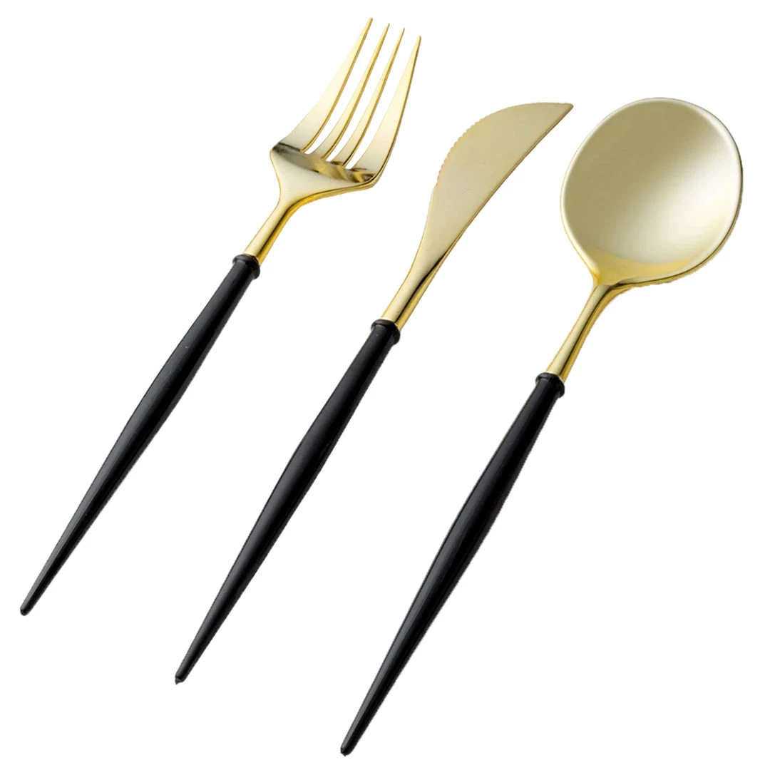 Decorline Elegant Party Sets Spring Collection White And Black Tableware Package Set 5 Decorline Elegant Party Sets Spring Collection White And Black Tableware Package Set