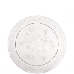 Hanna K D'Vine Plastic Salad Plate Heavyweight Clear 7