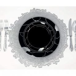 Decorline SALE Luxury Baroque Collection Silver Knives 12 Count Clearance Sale