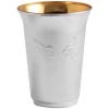 Blue Sky Elegant Cups Silver Collection Wine Kiddush Cup/Kiddish Cup Superior Heavy Weight 5.5 Oz