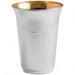 Blue Sky Elegant Cups Silver Collection Wine Kiddush Cup/Kiddish Cup Superior Heavy Weight 5.5 Oz