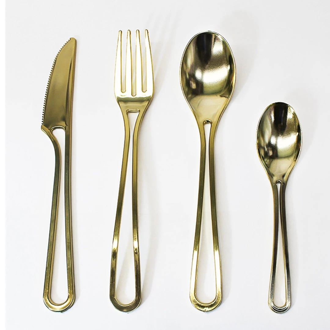 Decorline SALE Modern Collection Contemporary Design Tea Spoons Gold 20 Count 6 Decorline SALE Modern Collection Contemporary Design Tea Spoons Gold 20 Count