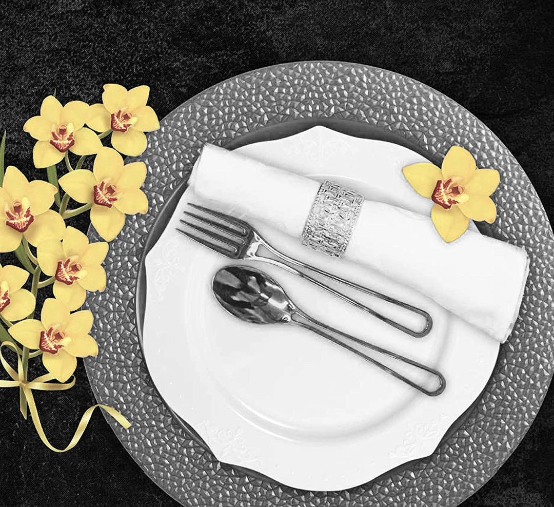 Decorline Charger Hammered Design Plates Silver 13" 2CT Elegant Chargers 3 Decorline Charger Hammered Design Plates Silver 13" 2CT Elegant Chargers