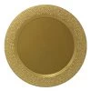 Decorline Charger Hammered Design Plates Gold 13" 2CT Elegant Chargers