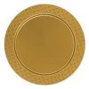 Decorline Charger Diamond Design Plates Gold 13" 2CT