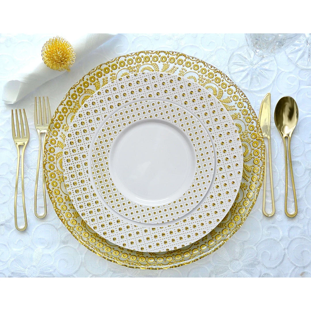 Decorline Clearance Sale SALE Sphere Collection Elegant Plastic Soup Bowls White & Gold 12 OZ 10 Count 3 Decorline Clearance Sale SALE Sphere Collection Elegant Plastic Soup Bowls White & Gold 12 OZ 10 Count