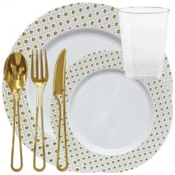 Decorline SALE Modern Collection Contemporary Design Tea Spoons Gold 20 Count