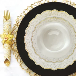 Decorline SALE Confetti Collections Soup Bowls Gold 5 Oz 10 Count