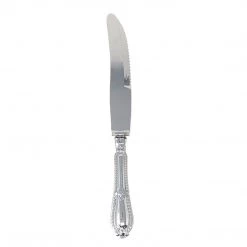 Decorline SALE Luxury Baroque Collection Silver Knives 12 Count Clearance Sale