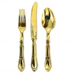 Decorline SALE Luxury Baroque Collection Gold Knives 12 Count Clearance Sale