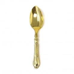 Decorline Clearance Sale SALE Luxury Baroque Collection Gold Tee Spoons 12 Count