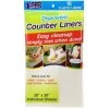 Nicole Collection Disposable Plastic Counter Liners For Easy Cleanup 26"X26"