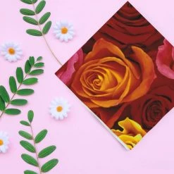 Decorline Ecuador Roses Lunch Napkins 20 Ct
