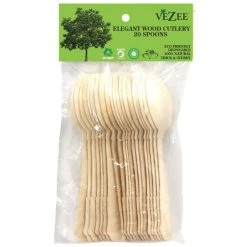 Nicole Fantini Collection VEZEE ELEGANT WOODEN SPOONS 20CT