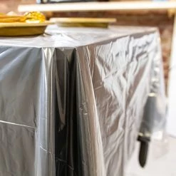 OnlyOneStopShop K&C Clear Heavy Duty Plastic Tablecloth 66X54
