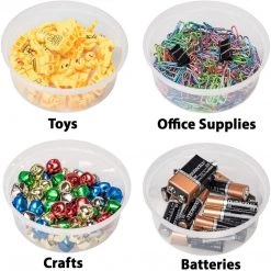 Nicole Collection Nicole Home Collection Light Weight Food Storage Containers With Lids Clear 10 Oz Deli Storage Containers