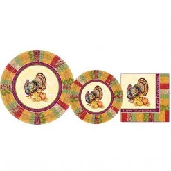 Hanna K Fall Turkey Heavyweight Paper Plates 7