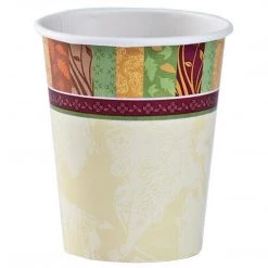 Hanna K Fall Expression Premium Heavyweight Paper Cups 9oz