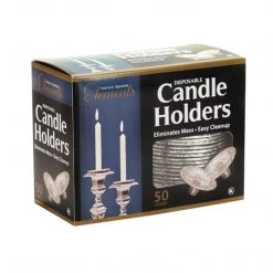 OnlyOneStopShop Disposable Aluminum Fan Candle Holder