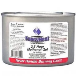 OnlyOneStopShop Fancy Heat Methanol Gel Cooking Fuel 7 Oz 2.5 Hours Aluminum