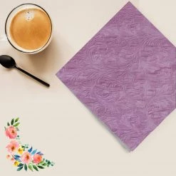 Decorline Fiorentina Fuchsia Lunch Napkins 20 Ct Elegant Napkins