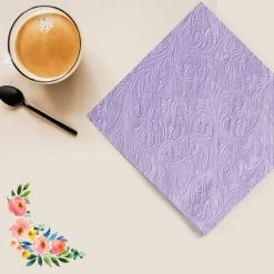 Decorline Clearance Sale SALE Fiorentina Lavender Lunch Napkins 20 Count